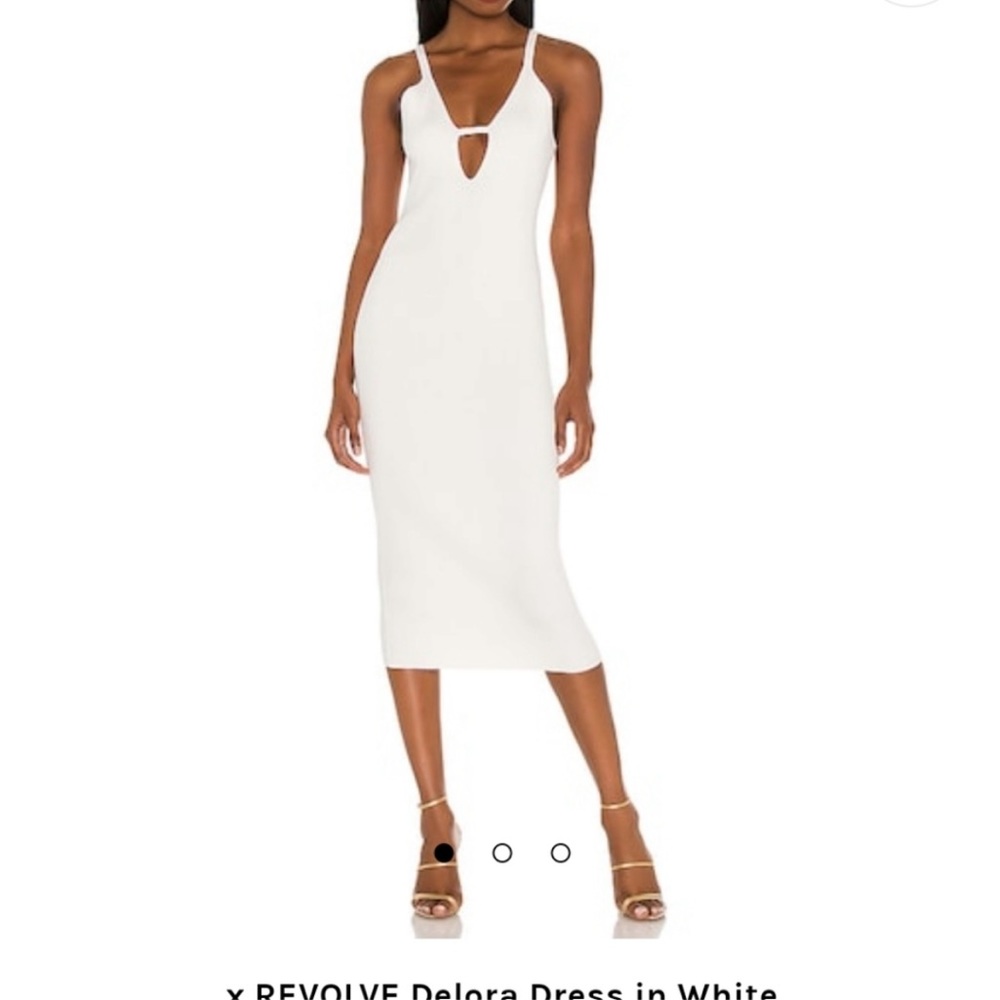 NWT - REVOLVE x Michael Costello Delora Dress in White